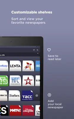 Russian Newspapers android App screenshot 1
