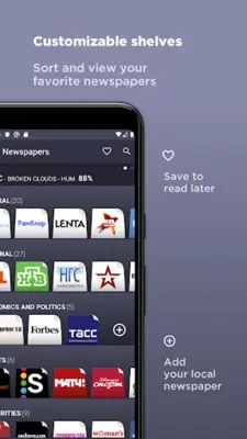 Russian Newspapers android App screenshot 7